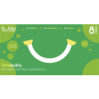 Bubly Flavored Water , Lime, 8 Each