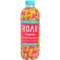 Roar Vitamin Enhanced Beverage, Organic, Cucumber Watermelon, 18 Fluid ounce