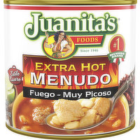 Juanita's Menudo, Extra Hot, 25 Ounce