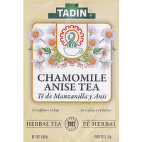 Tadin Herbal Tea, Chamomile with Anise, 24 Each