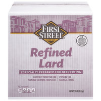 First Street Refined Lard, 800 Ounce