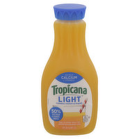 Tropicana Orange Juice Beverage, Light, No Pulp, 52 Fluid ounce