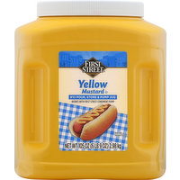 First Street Mustard, Yellow, 105 Ounce