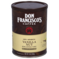 Don Francisco's Coffee, 100% Arabica, Medium Roast, Vanilla Nut, 12 Ounce