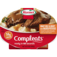 Hormel Roast Beef & Gravy, with Mashed Potatoes, 9 Ounce