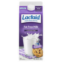Lactaid Milk, Fat Free, Lactose Free, 0.5 Gallon