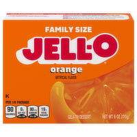 JELL-O Gelatin Dessert, Orange, 6 Ounce