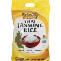 Golden Star Jasmine Rice, Thai, 25 Pound