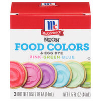 McCormick Neon Food Colors & Egg Dye, 1.5 Ounce