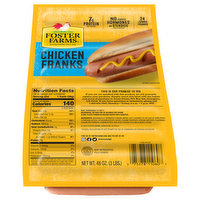 Foster Farms Chicken Franks, Jumbo, 48 Ounce