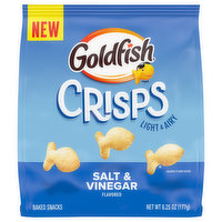Goldfish Baked Snack, Salt & Vinegar Flavored, Crisps, 6.25 Ounce