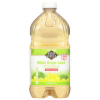 First Street 100% Juice, White Grape, 64 Fluid ounce