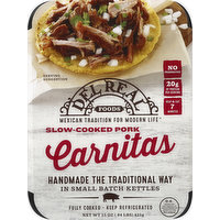 Del Real Slow-Cooked Pork Carnitas, 15 Ounce