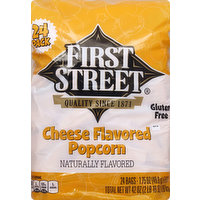 First Street Popcorn, Cheese Flavored, 24 Pack, 24 Each