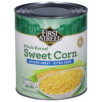 First Street Sweet Corn, Whole Kernel, 106 Ounce