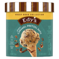 Dreyer's Rocky Road Collection Salted Caramel Pretzel Path Ice Cream, 1.5 Quart