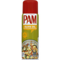 Pam Cooking Spray, No-Stick, Olive Oil, 5 Ounce