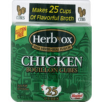 Herb-Ox Bouillon Cubes, Chicken, 25 Each