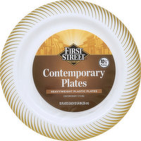 First Street Plates, Contemporary, 10-1/4 Inch, 10 Each