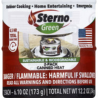 Sterno Canned Heat, 2 Pack, 2 Each