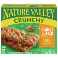 Nature Valley Granola Bars, Peanut Butter, Crunchy, 6 Each