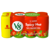 V8 100% Vegetable Juice, Spicy Hot, 44 Ounce