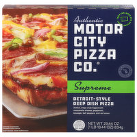 Motor City Pizza Co. Pizza, Deep Dish, Detroit-Style, Supreme, 29.44 Ounce