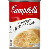 Campbell's Condensed Soup, Homestyle Chicken Noodle, 10.5 Ounce