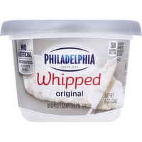 Philadelphia Cream Cheese Spread, Original, Whipped, 8 Ounce