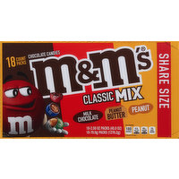 M&M'S Chocolate Candies, Classic Mix, Share Size, 18 Each