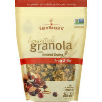 Erin Baker's Granola, Fruit & Nut, Homestyle, 12 Ounce