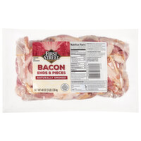 First Street Bacon, Ends & Pieces, Naturally Smoked, 48 Ounce