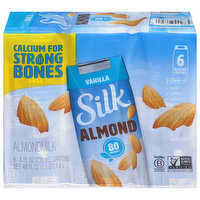 Silk Almondmilk, Vanilla, 6 Each