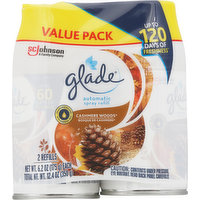 Glade Automatic Spray Refill, Cashmere Woods, Value Pack, 2 Each