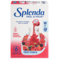 Splenda Drink Mix, Zero Sugar, Fruit Punch, Liquid Pods, 6 Each