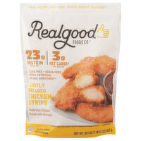 Realgood Foods Co. Chicken Strips, 20 Ounce