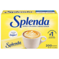 Splenda Sweetener, Zero Calorie, 200 Each