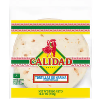 Calidad Flour Soft Taco Tortillas, 11.67 Ounce