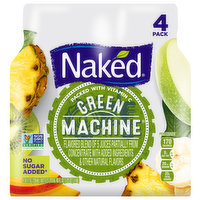 Naked Juice, Green Machine, 4 Pack, 40 Ounce