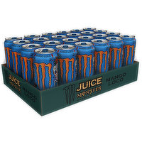 Juice Monster Mango Loco, Energy + Juice, 16 oz Cans, 384 Ounce