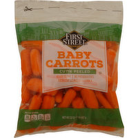 First Street Baby Carrots, Cut & Peeled, 32 Ounce