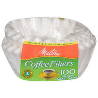 Melitta Coffee Filters, Junior Basket, 100 Each