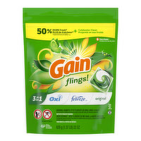 Gain flings Laundry Detergent Pacs, Original Scent, 31 Each