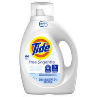 Tide Free & Gentle Liquid Laundry Detergent, 84 fl oz, 64 Loads, 84 Ounce