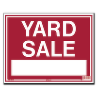 Yard Sale Sign 12 X 9, 1 Each