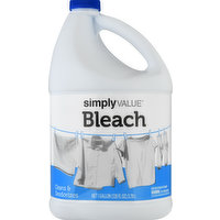 Simply Value Bleach, 128 Ounce