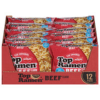 Nissin Noodle Soup, The Original, Beef Flavor, 12 Pack, 12 Each