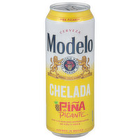Modelo Beer, Pina Picante, 24 Fluid ounce