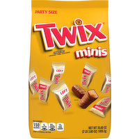 TWIX Cookie Bars, Milk Chocolate, Caramel, Minis, Party Size, 35.6 Ounce