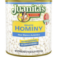 Juanita's Hominy, White, 110 Ounce